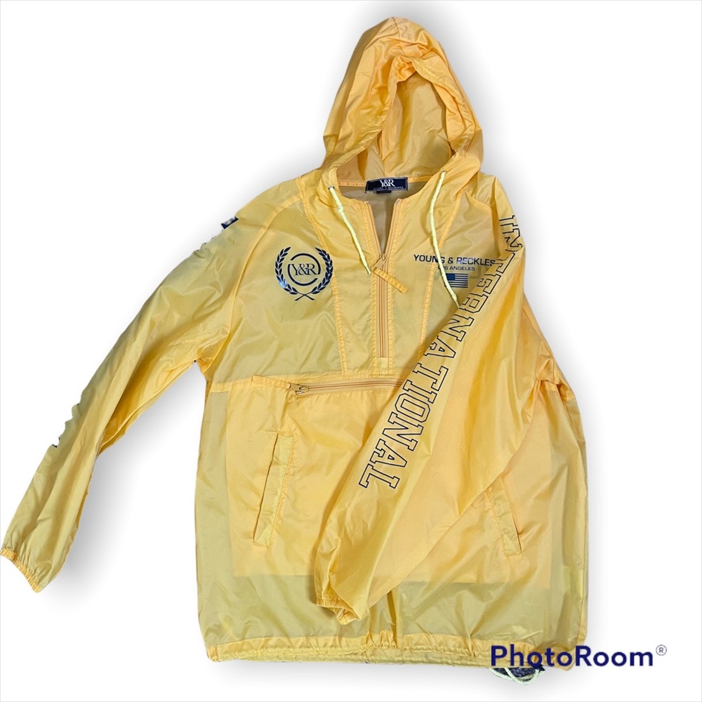 Yellow Young & Reckless Windbreaker